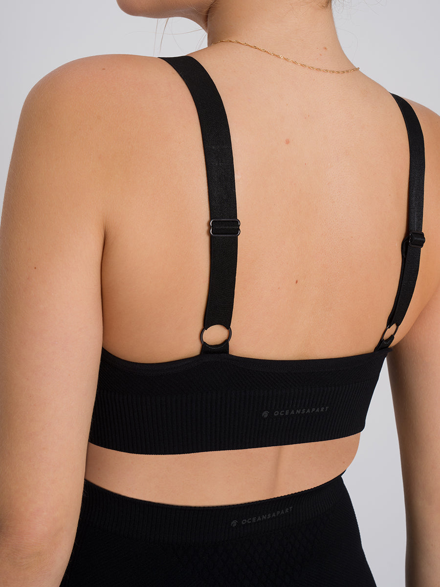 Mila Maternity Biker Set - Black