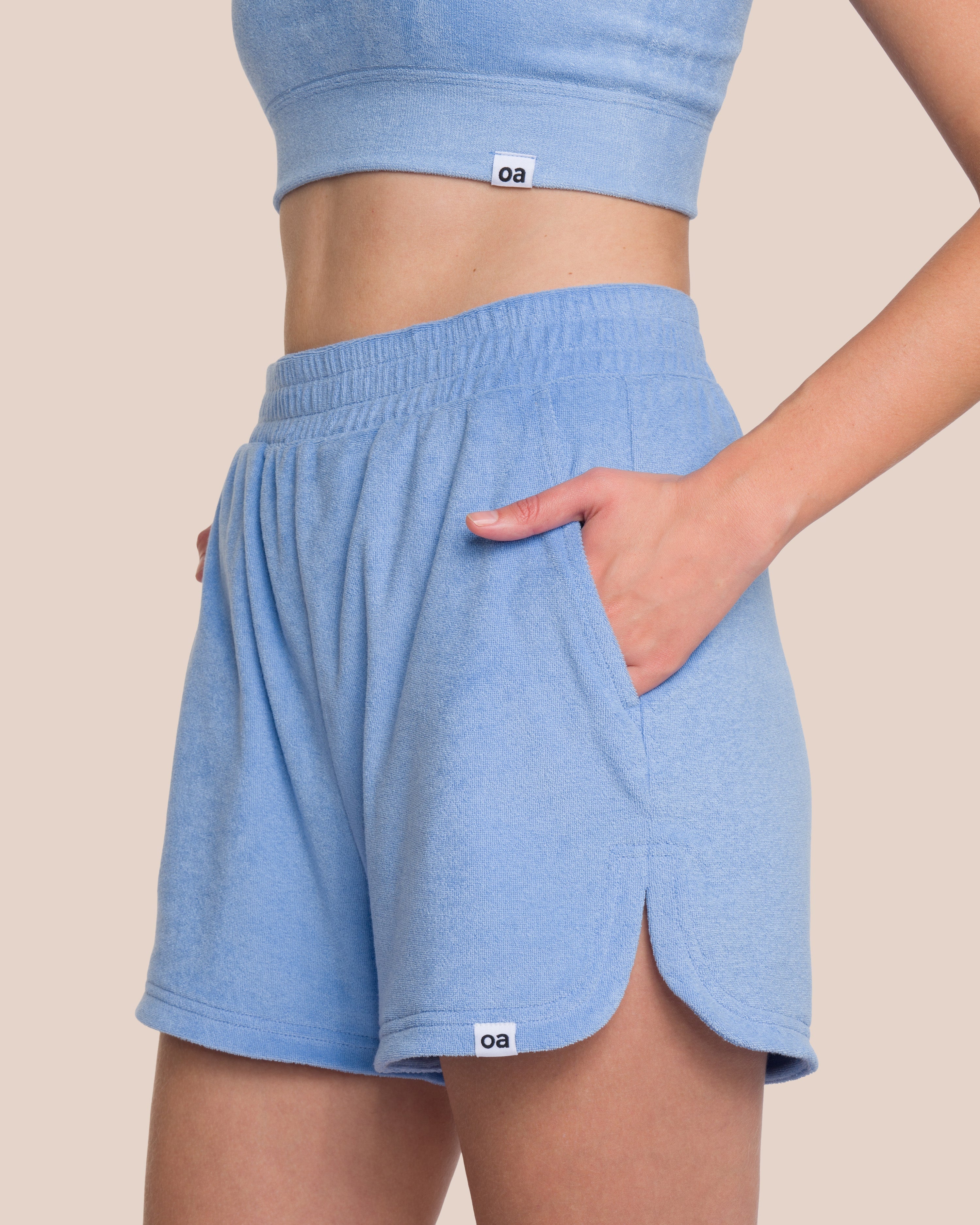 Beauty Frottee Set - Soft Bay Blue