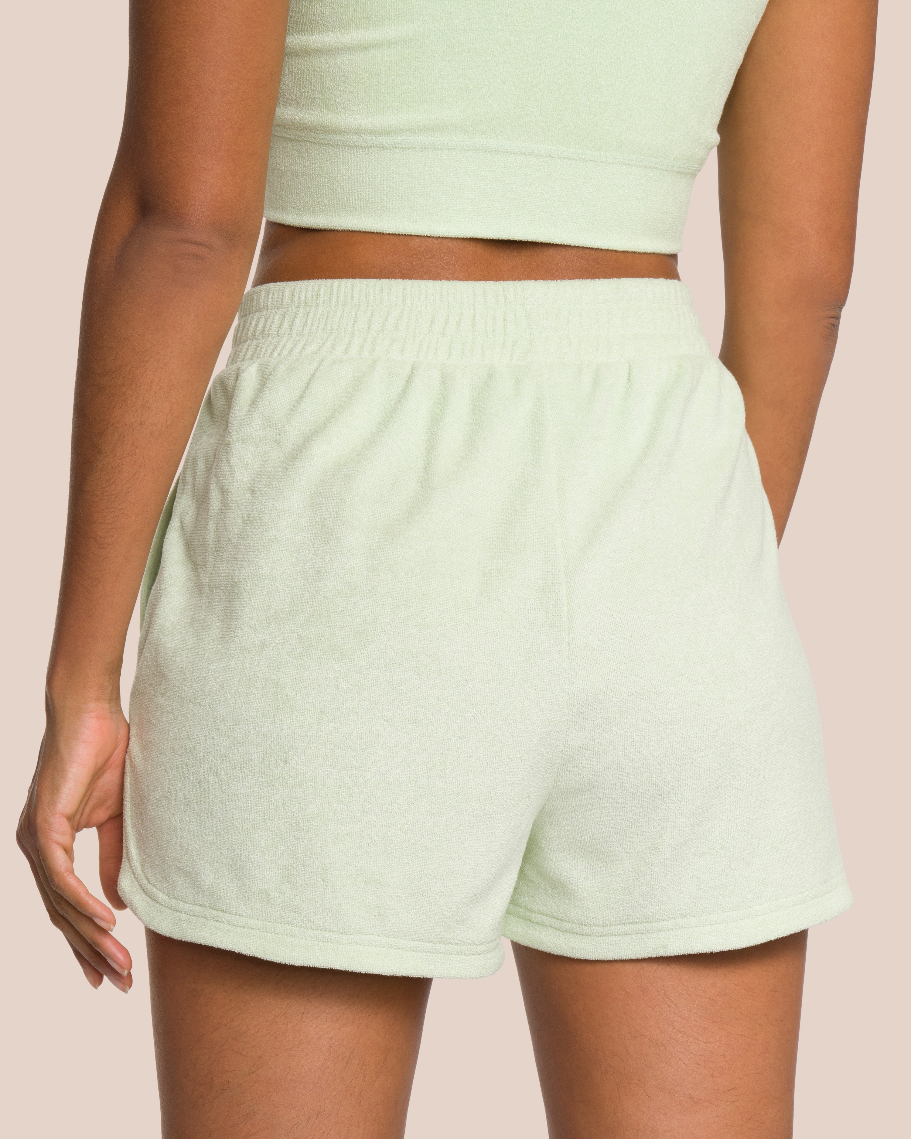 Beauty Frottee Set - Sage Green