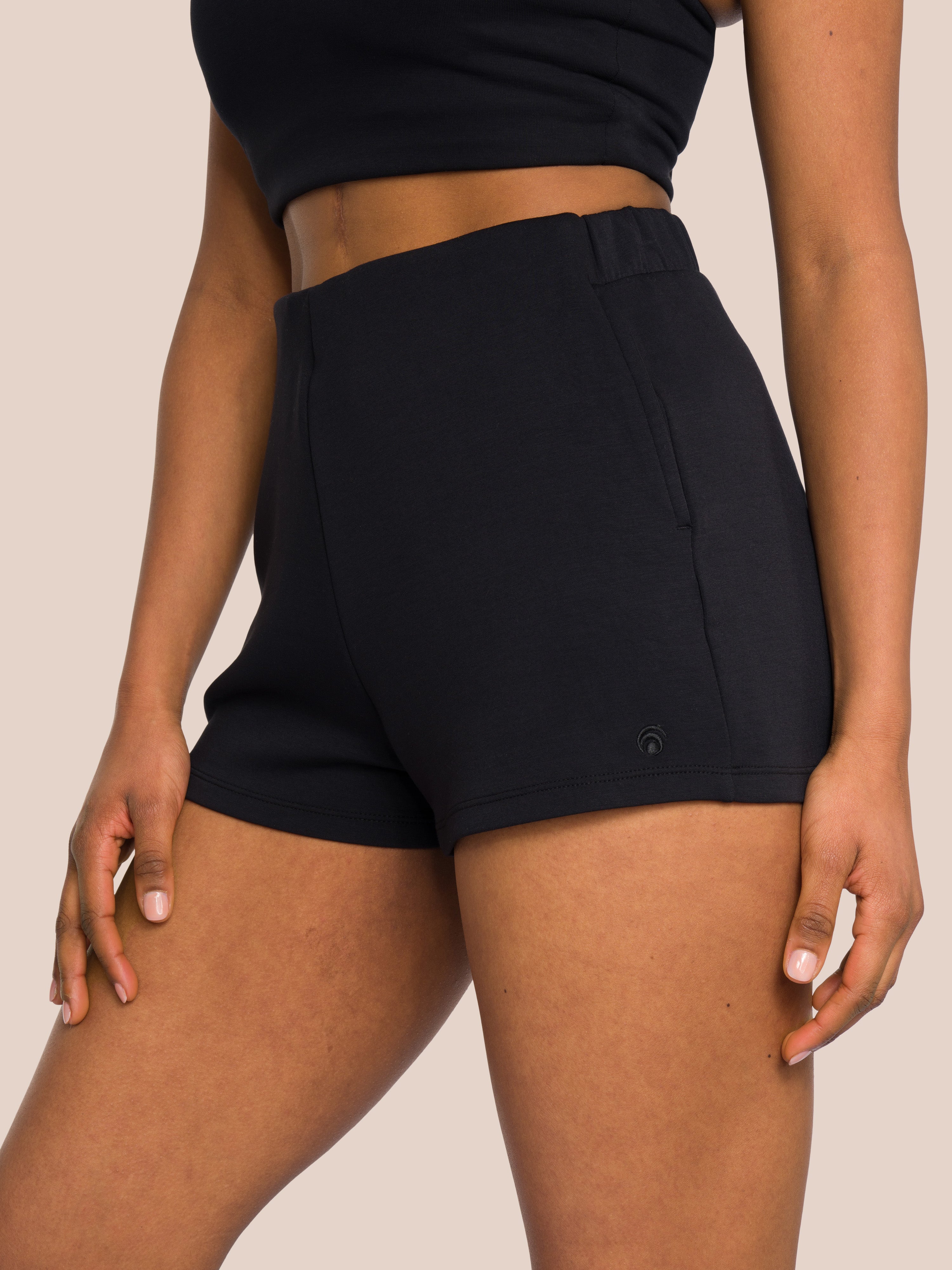 Cruz Brooke Short Set - Black