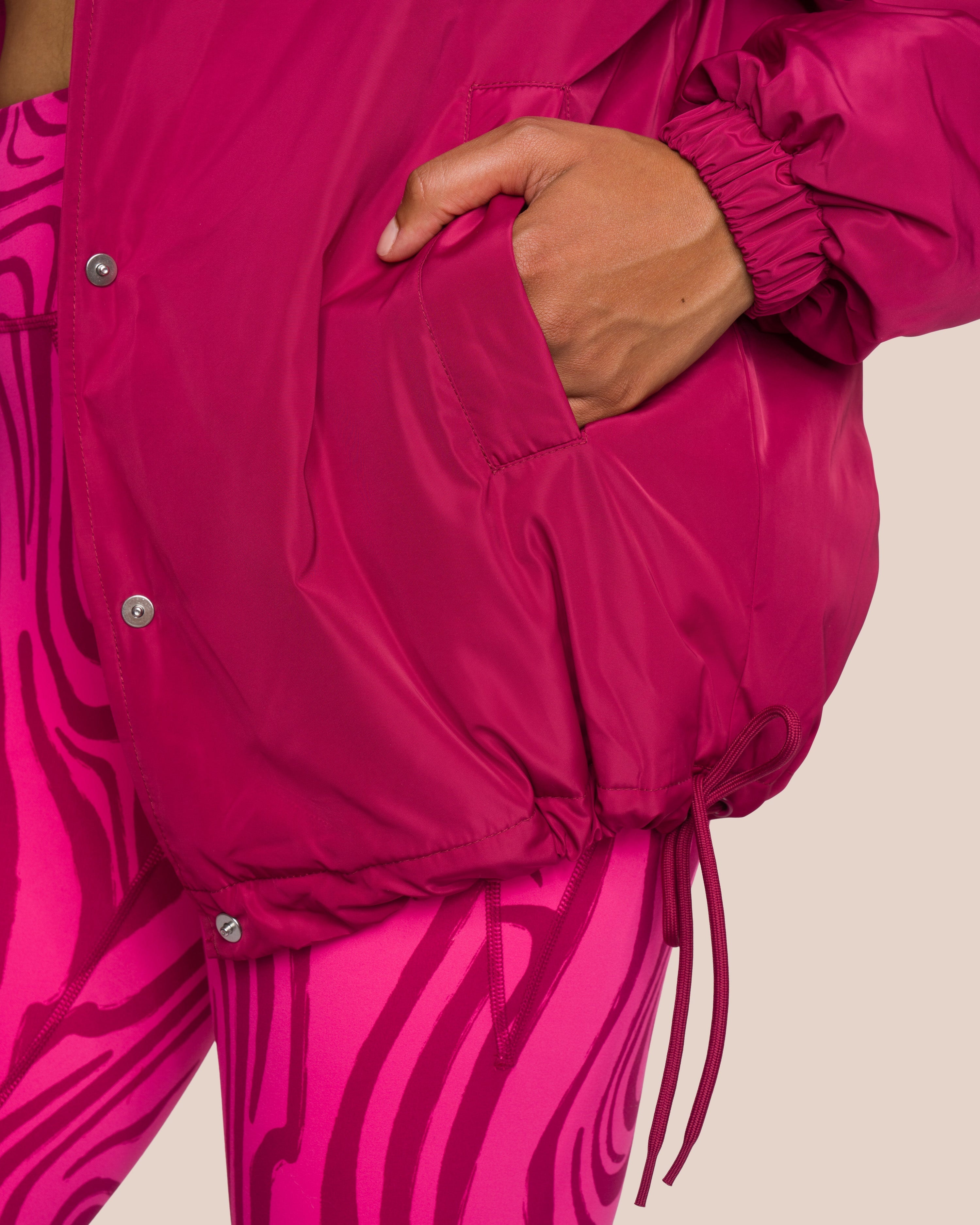 Shania Jumpsuit Set - Deep Plum