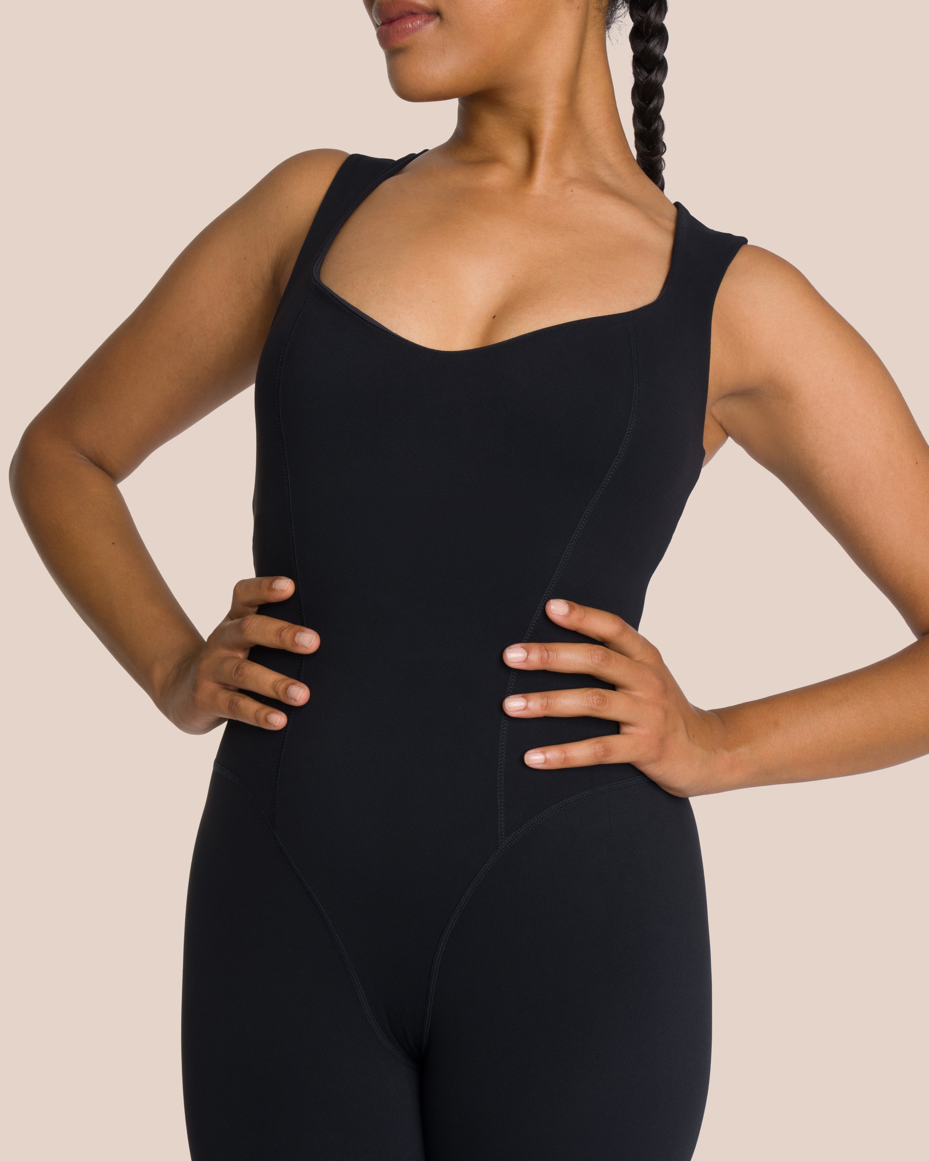 Shania Jumpsuit Set - Black