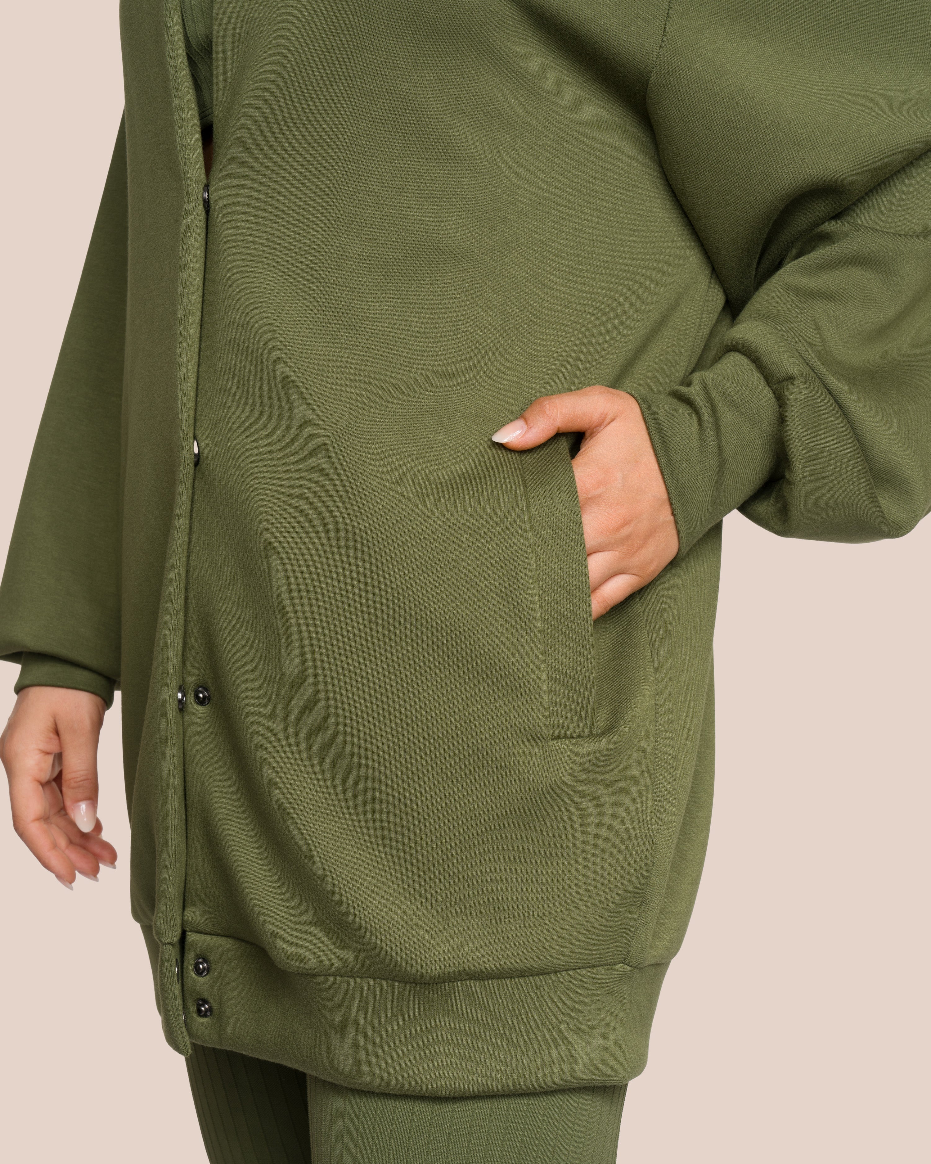 Elodie Bomber Jacket Set Deluxe - Deep Pine Green