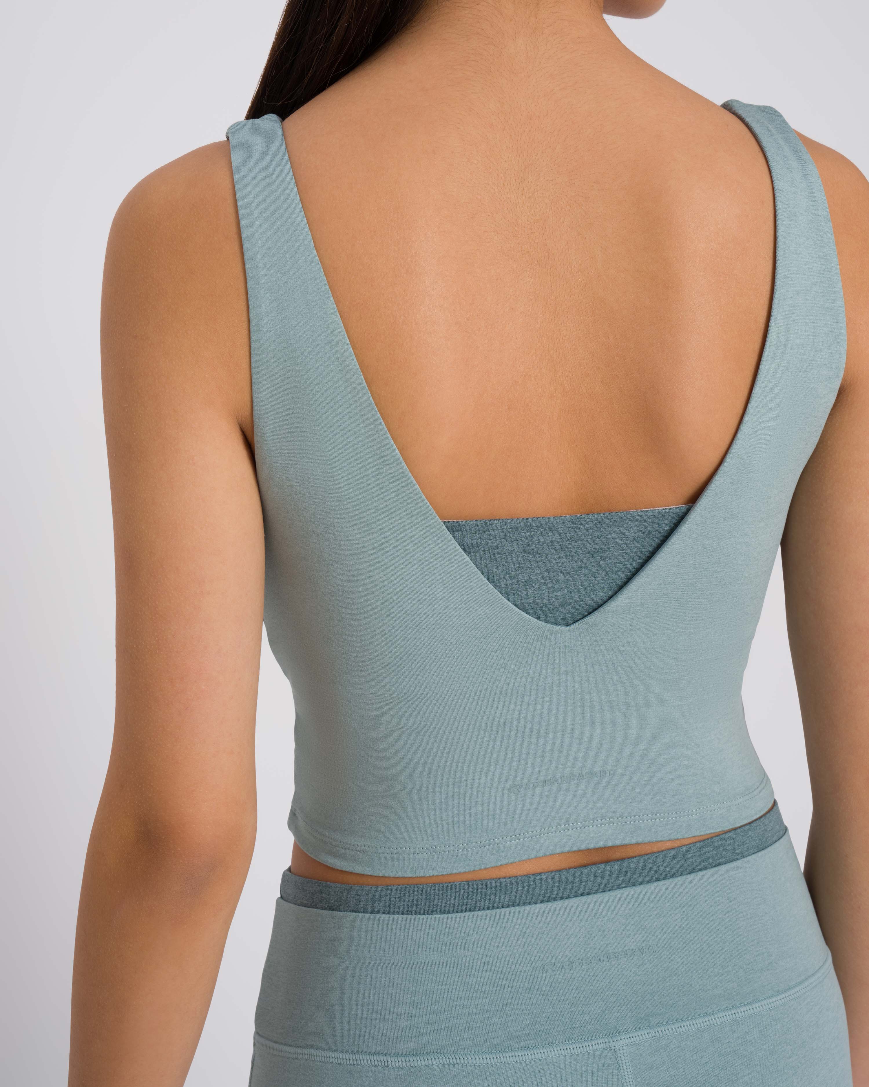 Dahlia Flared Set - Light Aloe Grey
