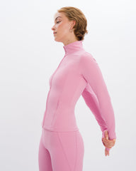 Shania Top Zip Set Deluxe - Dahlia Rose