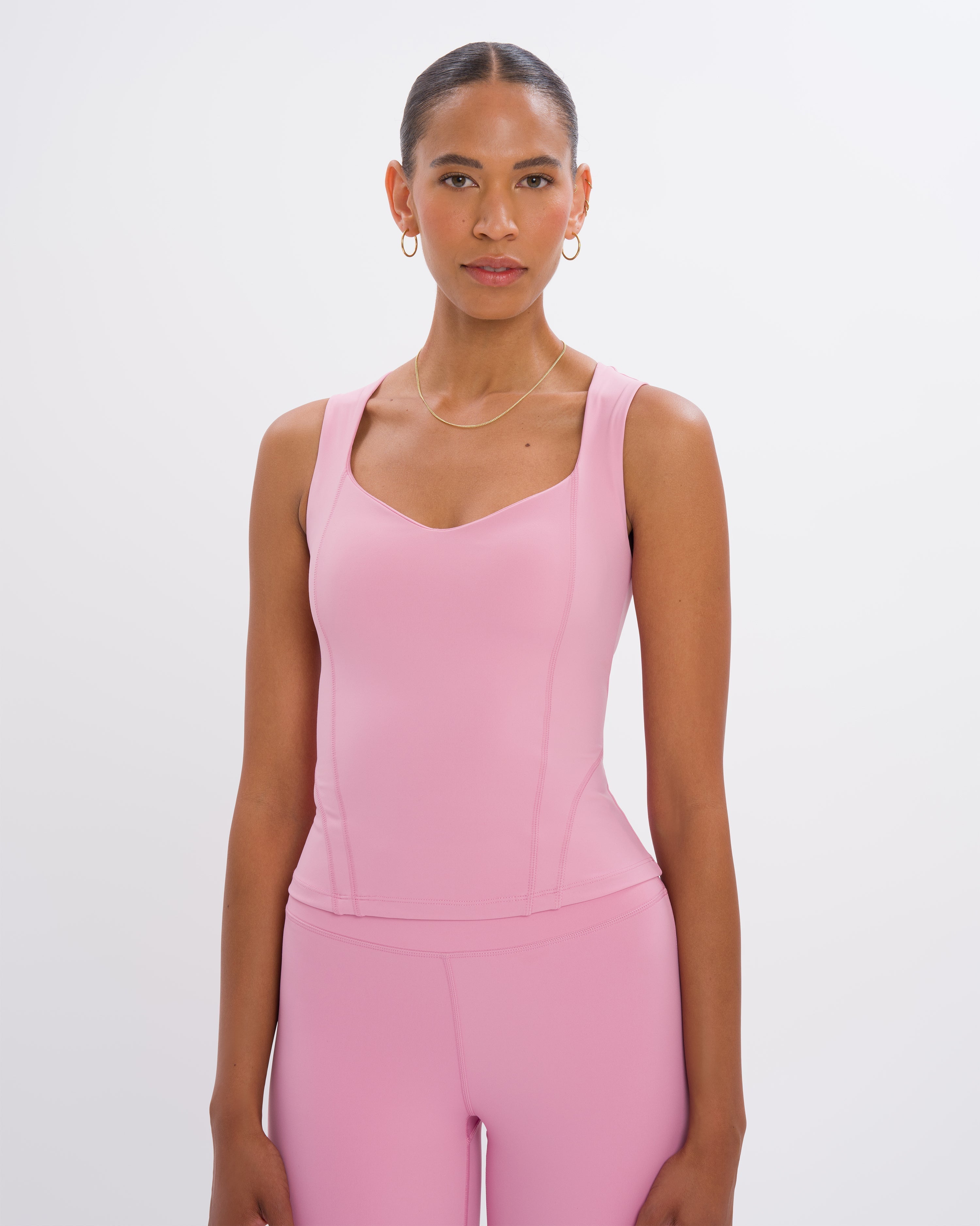 Shania Top Zip Set Deluxe - Dahlia Rose