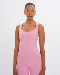 Shania Top Zip Set Deluxe - Dahlia Rose