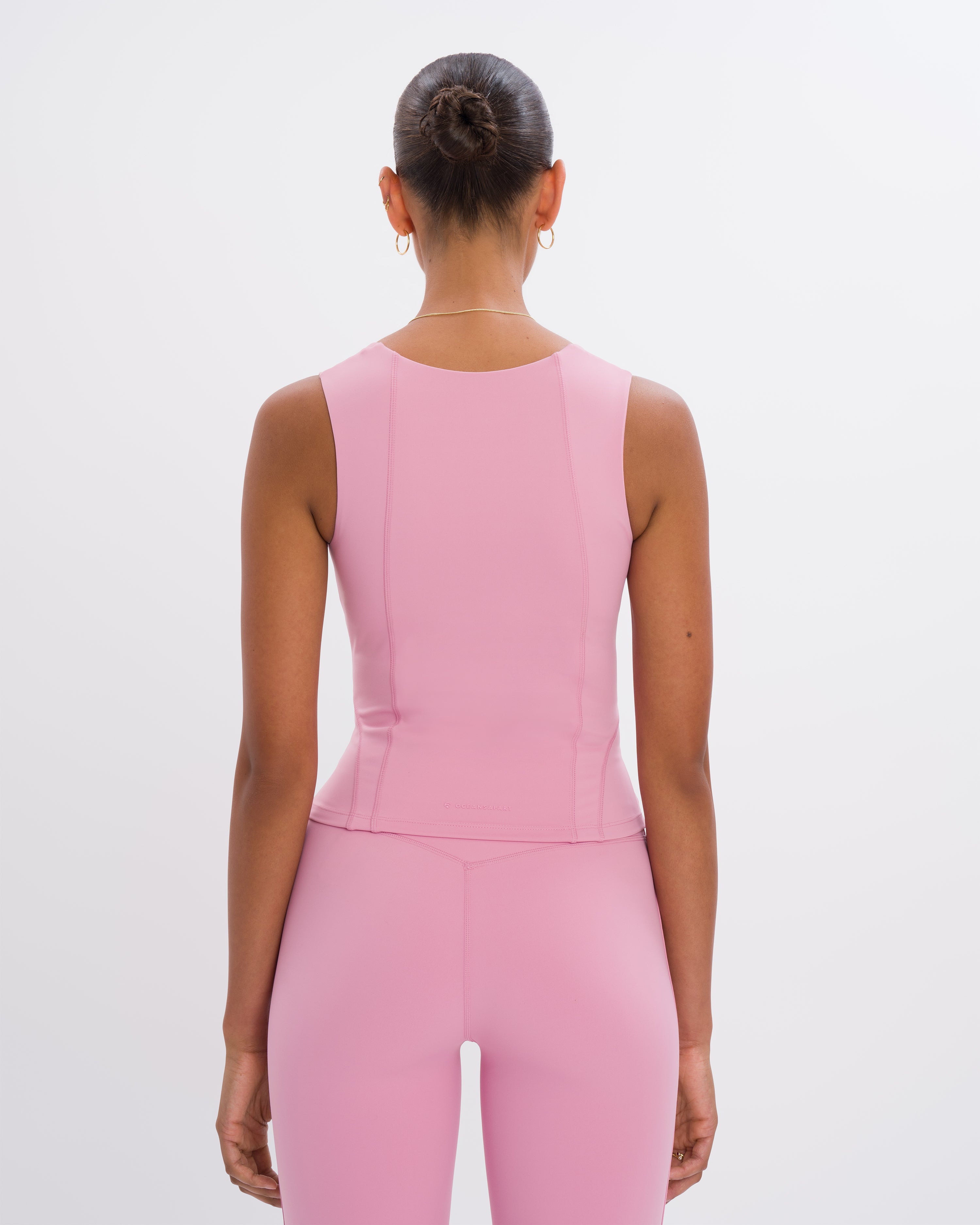 Shania Top Zip Set Deluxe - Dahlia Rose