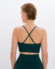 Maya Capri Set - Emerald Green