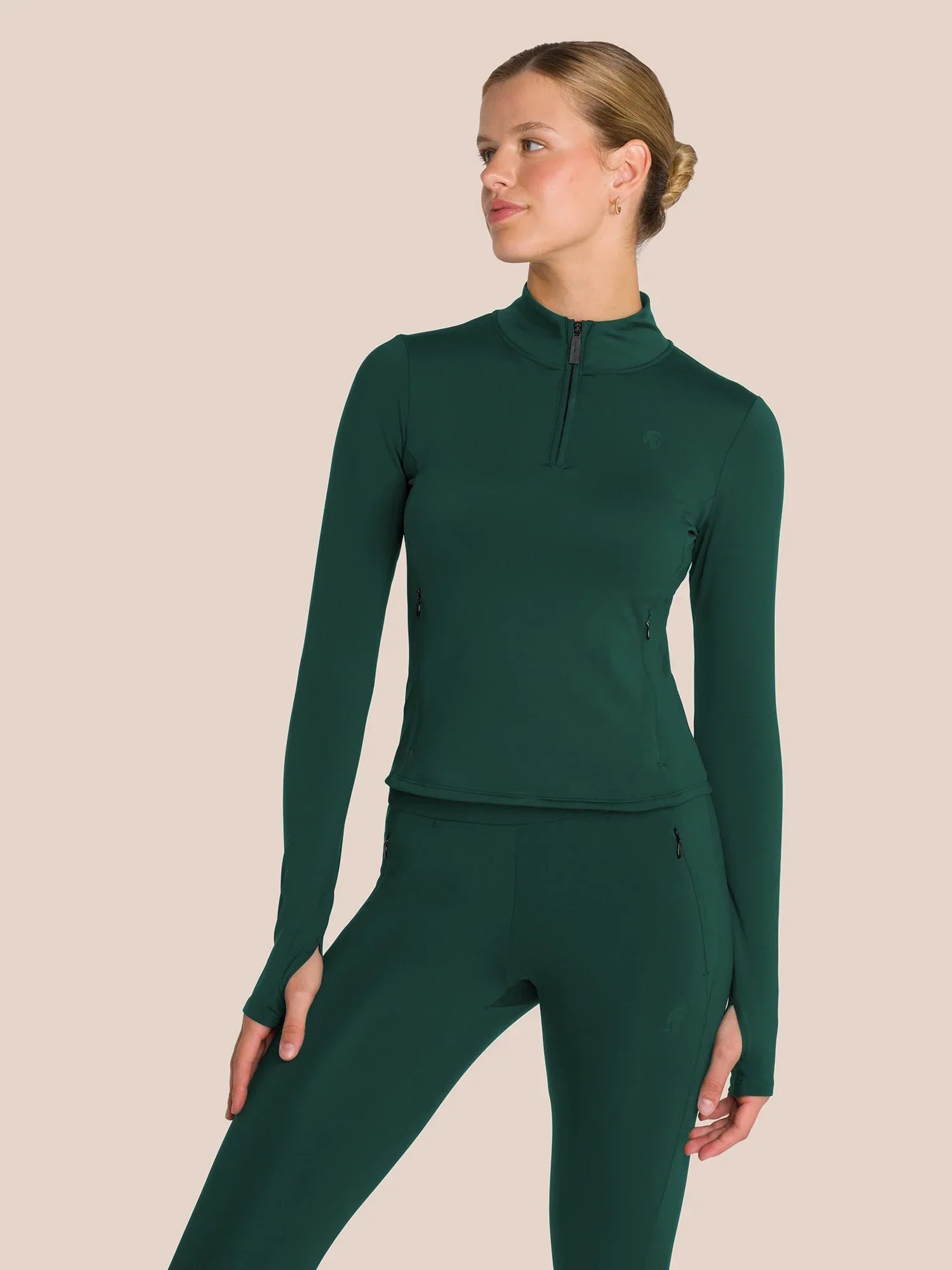 Florence Layer Straight Leg Set - Emerald Green