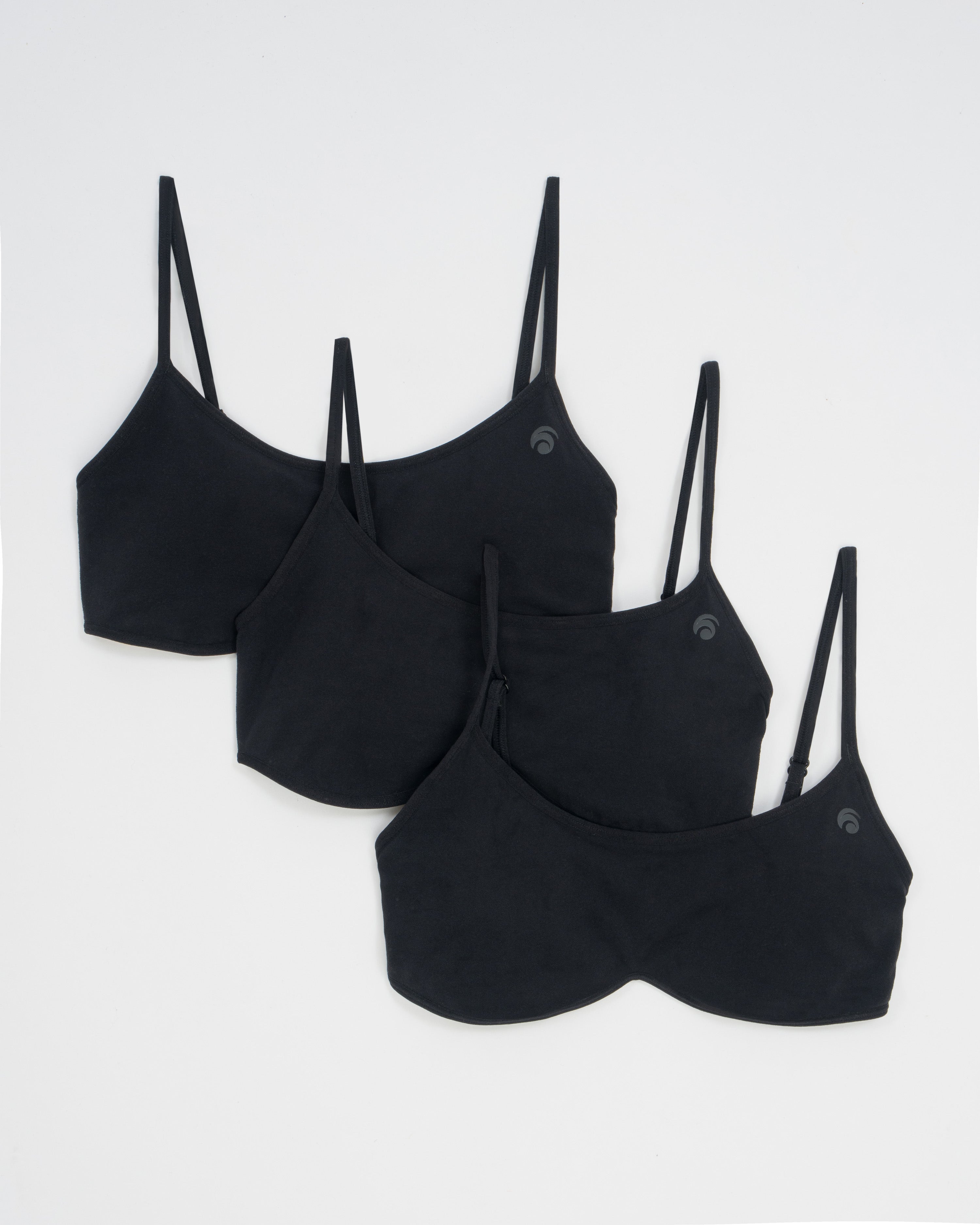 Cloudy Bralette Set Deluxe - Black