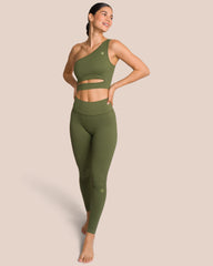 Elodie Asymmetric Set - Deep Pine Green