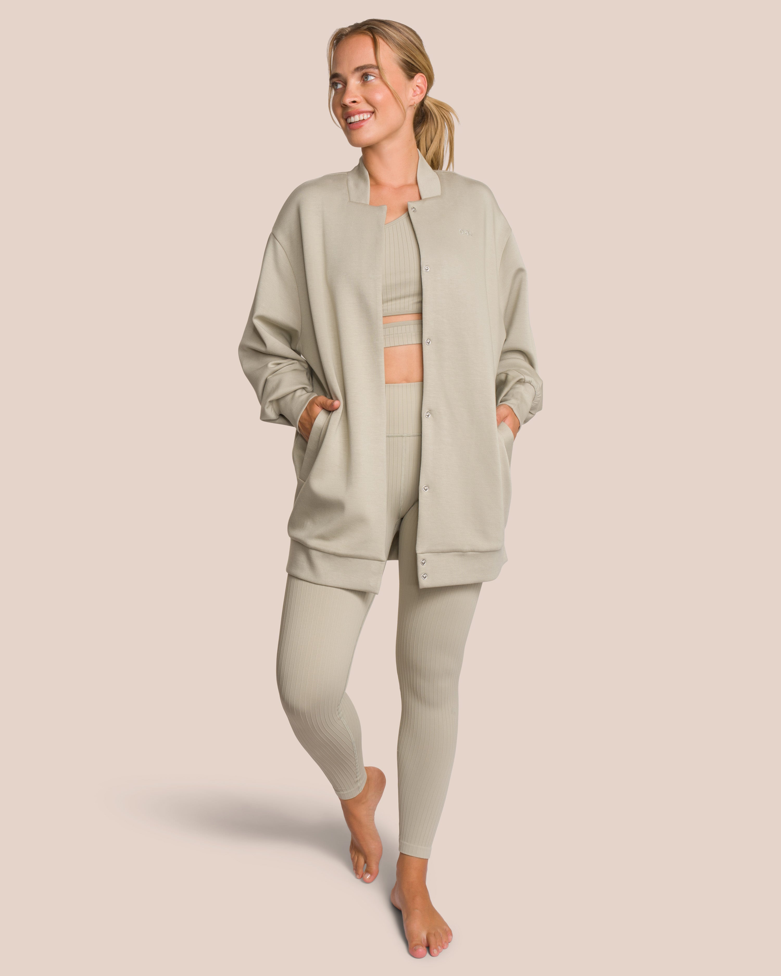 Elodie Bomber Jacket Set Deluxe - Tan
