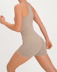 Harley Hotpant Set - Dove Grey