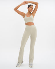 Maya Flared Set - Dove Grey