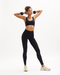 Noelle Warp Knit Set - Black