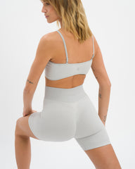 Serena Hotpant Set - Grey Marble