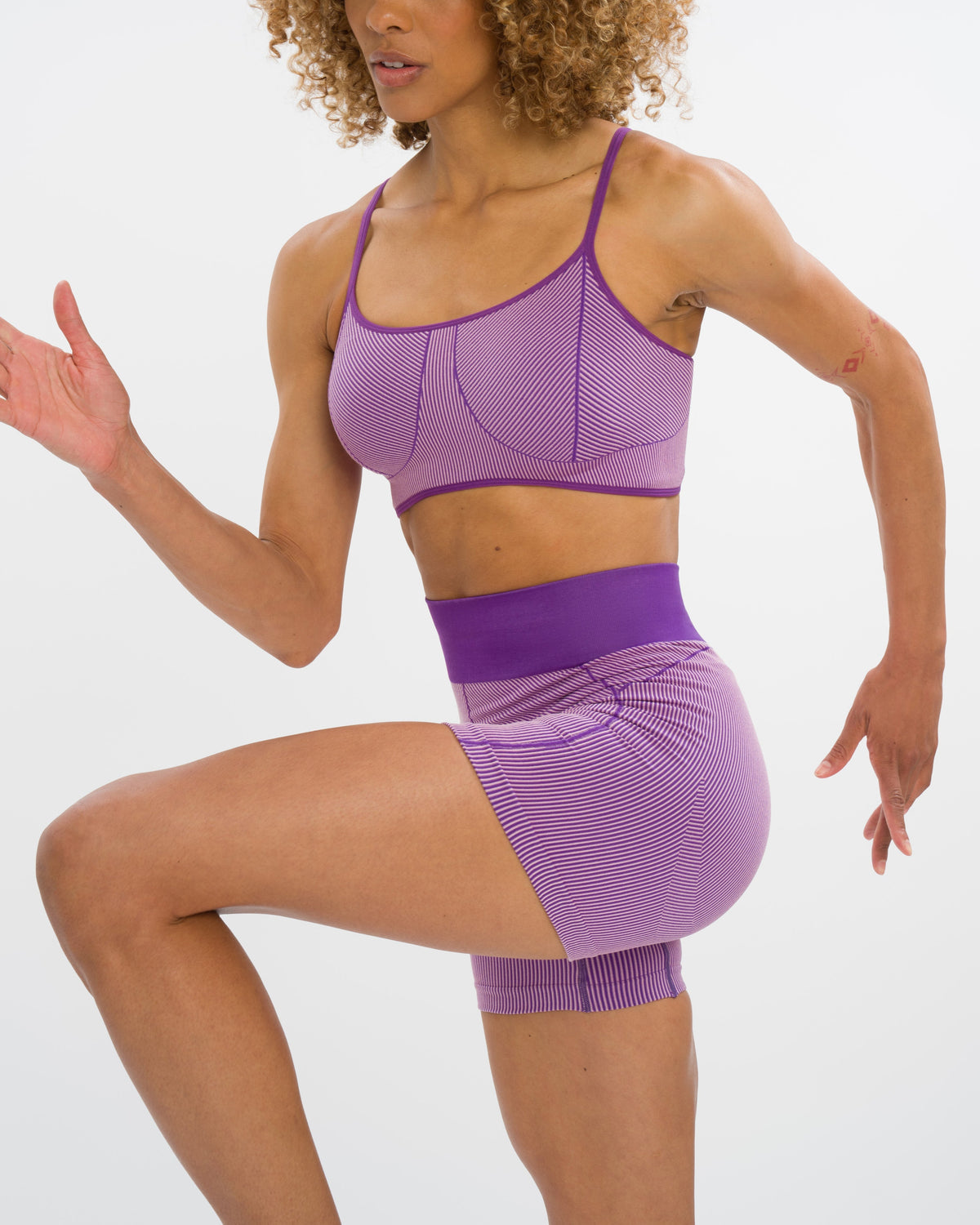 Serena Hotpant Set - Vermont Purple