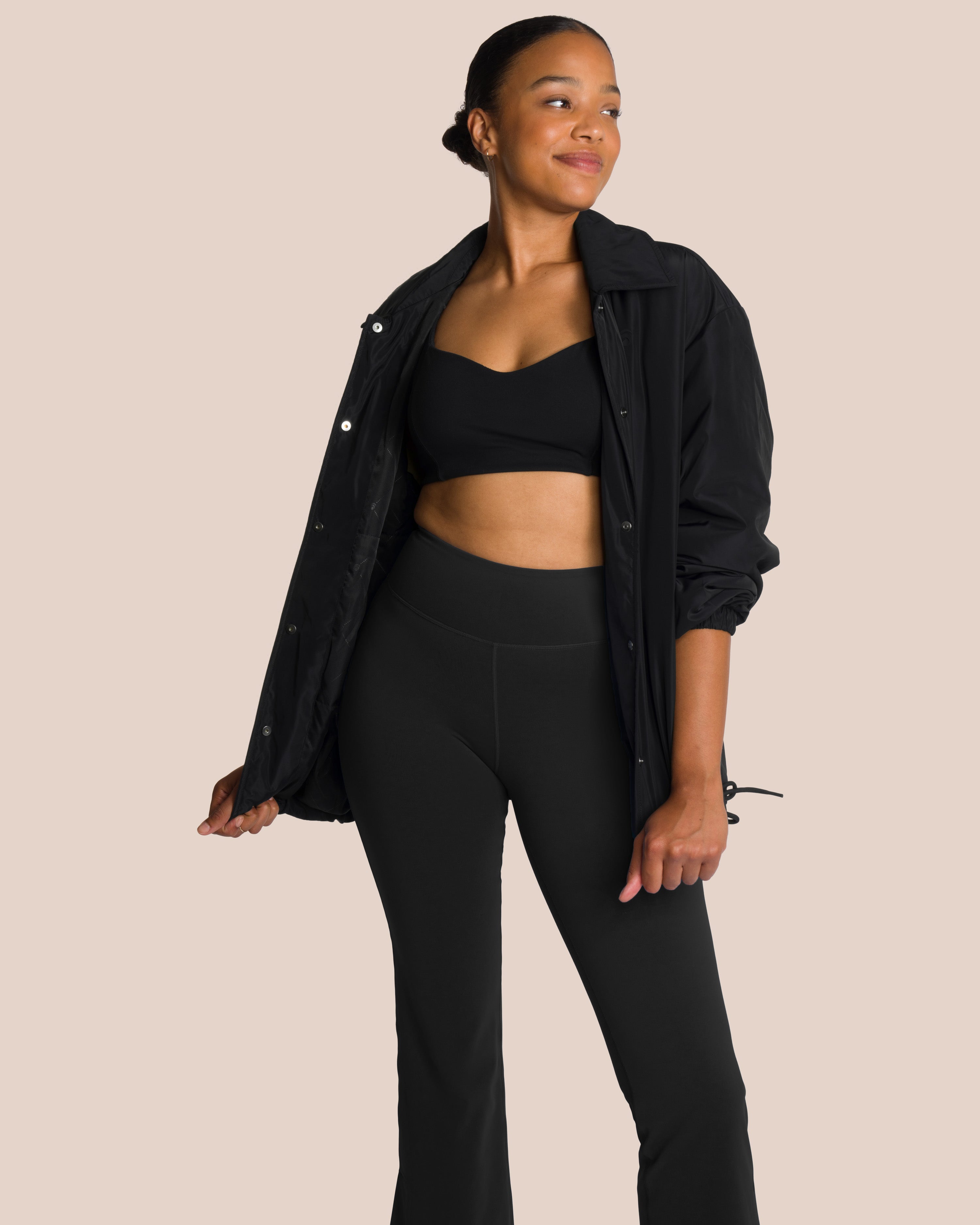 Shania Flared Set Deluxe Tall - Black